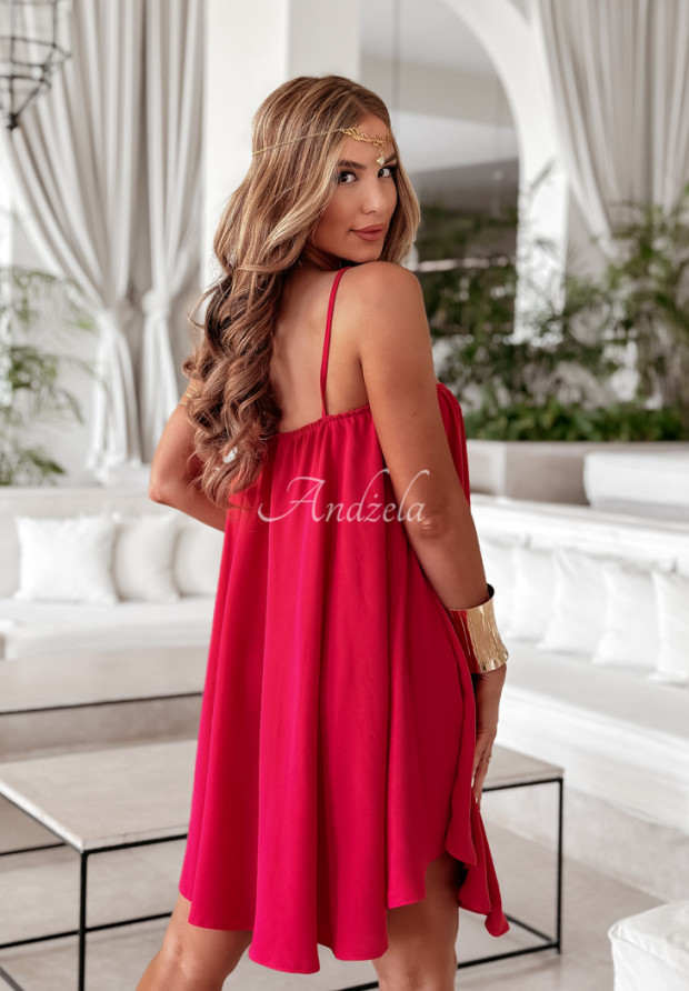 Kleid mit den Trägern Trendy Perfection Fuchsia