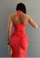 Kleid midi La Milla Miami Nights Korallenrot