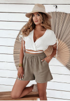 Muślinowe krótkie spodenki Campfire Oasis Khaki