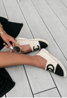 Espadrilles Aus Lederimitat Finding Her Way Beige