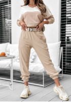 Hose dresowe Sporty Chic Beige