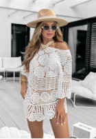 Koronkowa Bluse boho Stay Forever Summer Ecru