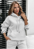 Sweat Set Sportive Flex Grau Melange