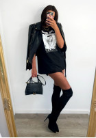 T-Shirt oversize La Milla Gril Boss Schwarz