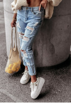 Hose Jeans z przetarciami In A Great Way Blau