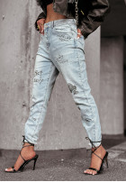 Hose Jeans z nadrukami Super Stars Hellblau