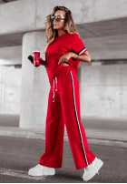 Komplet dresowy Sporty Vibes czerwony