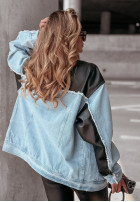 Jeans Jacke Dress Like It Blau