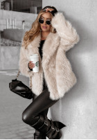 Mantel futerko Good Outfit Beige