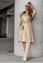 Kleid z paskiem Golden Twilight Gold