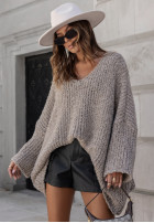 Pullover oversize Cocomore Dreamy Escape Beige