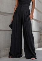 Plisowane Hose wide leg Cocomore Such A Classic Dunkelgrau