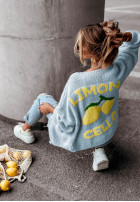 Cardigan z cytrynkami Limoncello Himmelblau