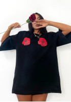 T-Shirt z nadrukiem La Milla Roselle Schwarz