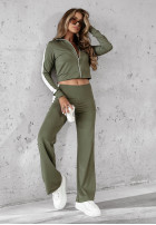 Sweat Set Fit And Fierce Khaki