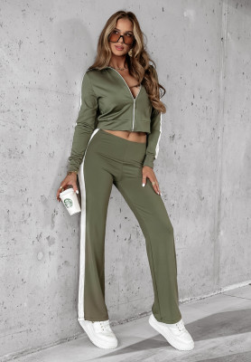 Trainingsanzug-Set Fit And Fierce Khaki