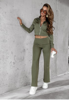 Sweat Set Fit And Fierce Khaki