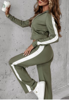 Sweat Set Fit And Fierce Khaki