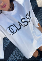 T-Shirt z nadrukiem La Milla Classy Weiß