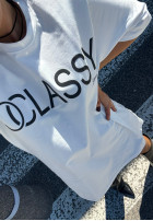 T-Shirt z nadrukiem La Milla Classy Weiß