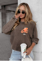 Sweatshirt z nadrukiem Aperitivo Grau