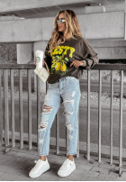 Sweatshirt Lemon Twist Grau