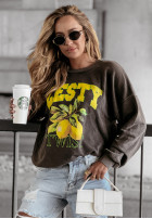 Sweatshirt Lemon Twist Grau