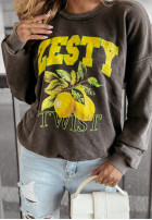 Sweatshirt Lemon Twist Grau