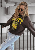 Sweatshirt Lemon Twist Grau