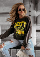 Sweatshirt Lemon Twist Grau