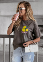 T-Shirt When life gives you lemons Grau