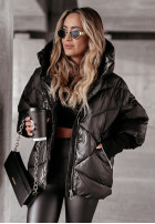 Pikowana Jacke It Got Colder Schwarz