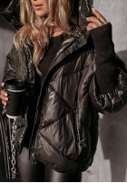 Pikowana Jacke It Got Colder Schwarz