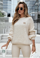 Jumper oversize Magic Hour in ecru