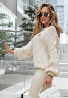 Jumper oversize Magic Hour in ecru