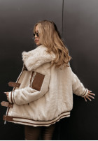 Jacke futerko Moments Of Life Hell Beige