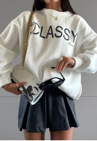 Sweatshirt oversize La Milla Classy Ecru