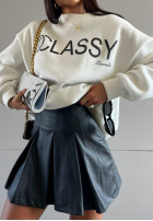 Sweatshirt oversize La Milla Classy Ecru