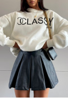 Sweatshirt oversize La Milla Classy Ecru