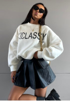 Sweatshirt oversize La Milla Classy Ecru