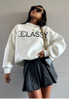 Sweatshirt oversize La Milla Classy Ecru