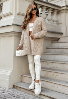 Cardigan w serca Look At The Heart Beige