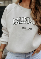 Sweatshirt oversize California West Coast Grau