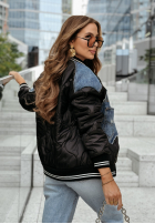 Pikowana Jacke bomberka Beauty Of This Season Schwarz