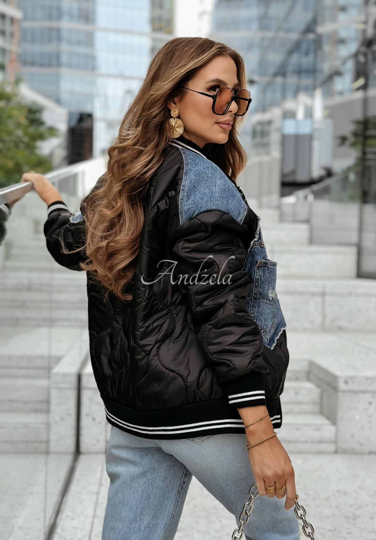 Gesteppte Bomberjacke Beauty Of This Season Schwarz