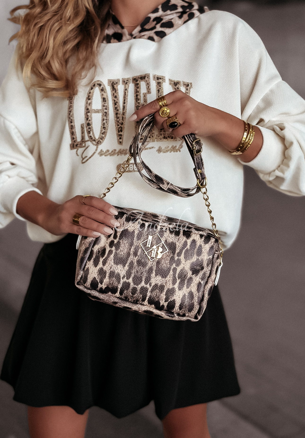 Tasche Gorgeous Aura mit Leopardenmuster