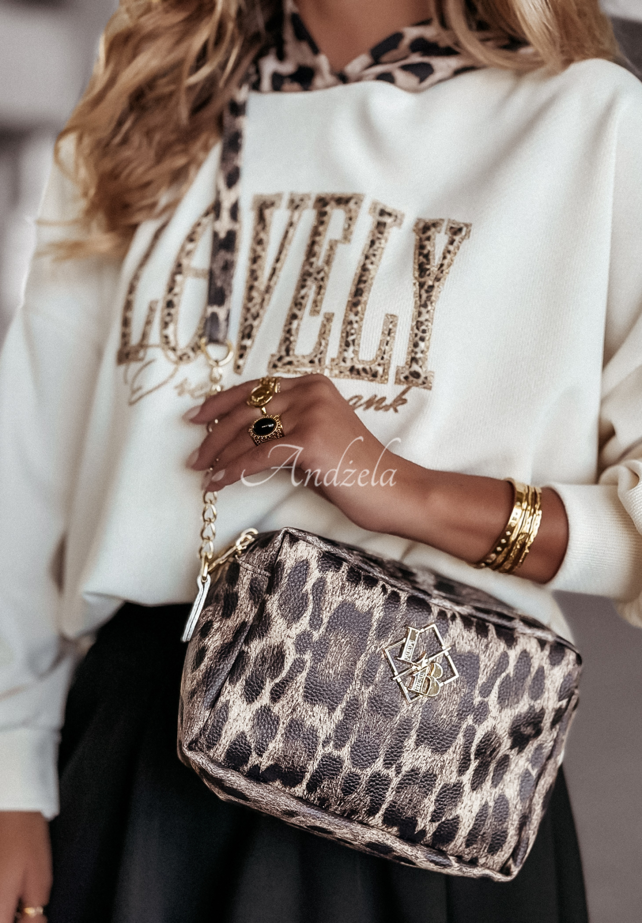 Tasche Gorgeous Aura mit Leopardenmuster