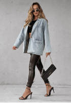 Jeans Blazer Marianne Hellblau