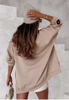 Sweatshirt oversize Active Queens Beige