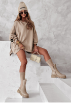 Sweatshirt oversize Active Queens Beige